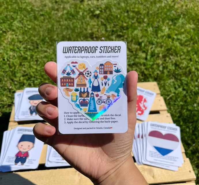 Dutch Waterproof and Scratchproof Stickers