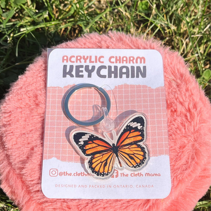 Butterfly Acrylic Keychain