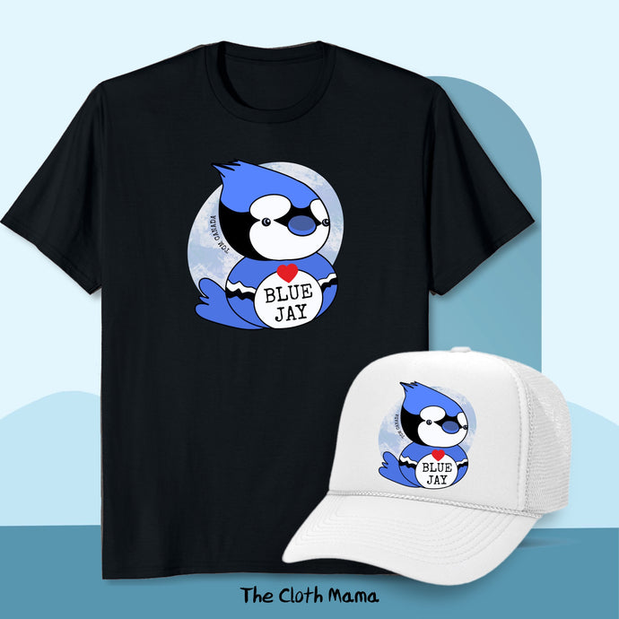 Blue Jay Graphic T-shirt/Hat