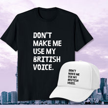 Load image into Gallery viewer, British Voice Graphic Tshirt
